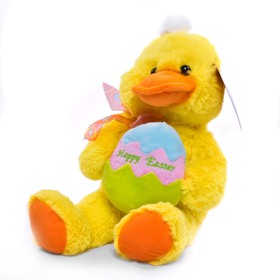 Tiger Feet Plush Easter Duck 21cm