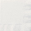 Unique 20 Pack Luncheon Napkins Bright White