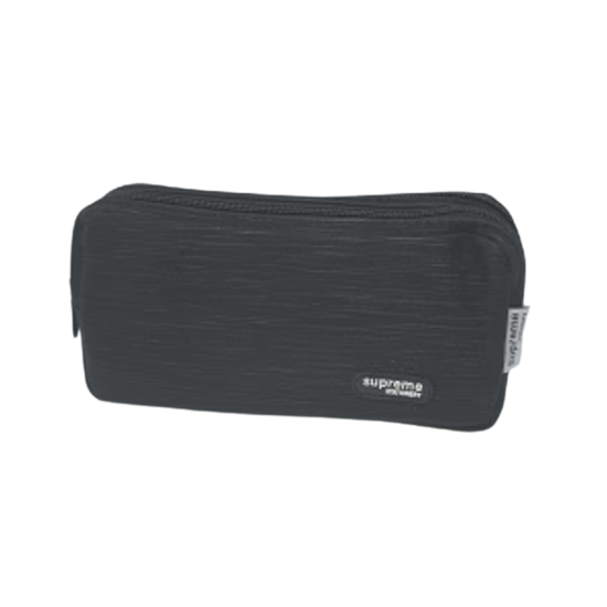 Reach Stationery Pencil Case Double Black
