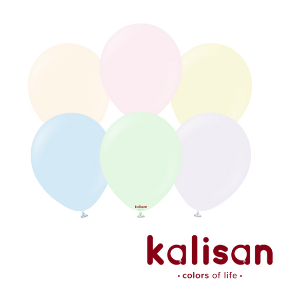 Kalisan Standard Pale Macaron Mix 12" Latex 100pk