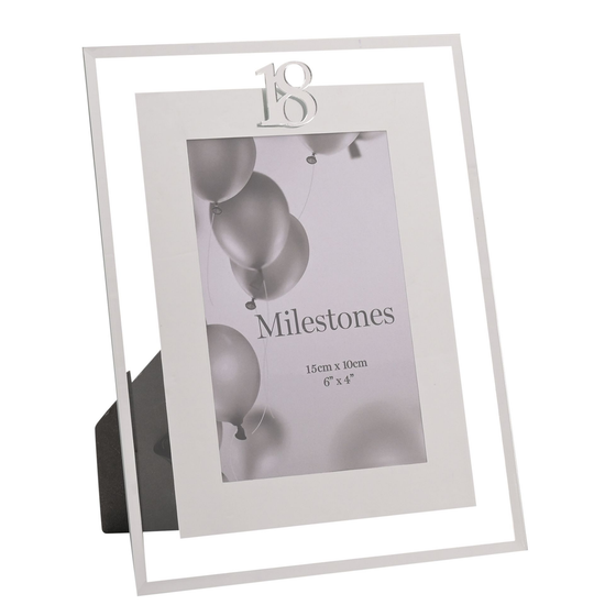 Milestones Frame Silver Age 18 4x6