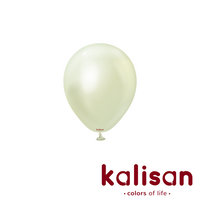 Kalisan Mirror Green Gold 5" Latex Balloons 100pk