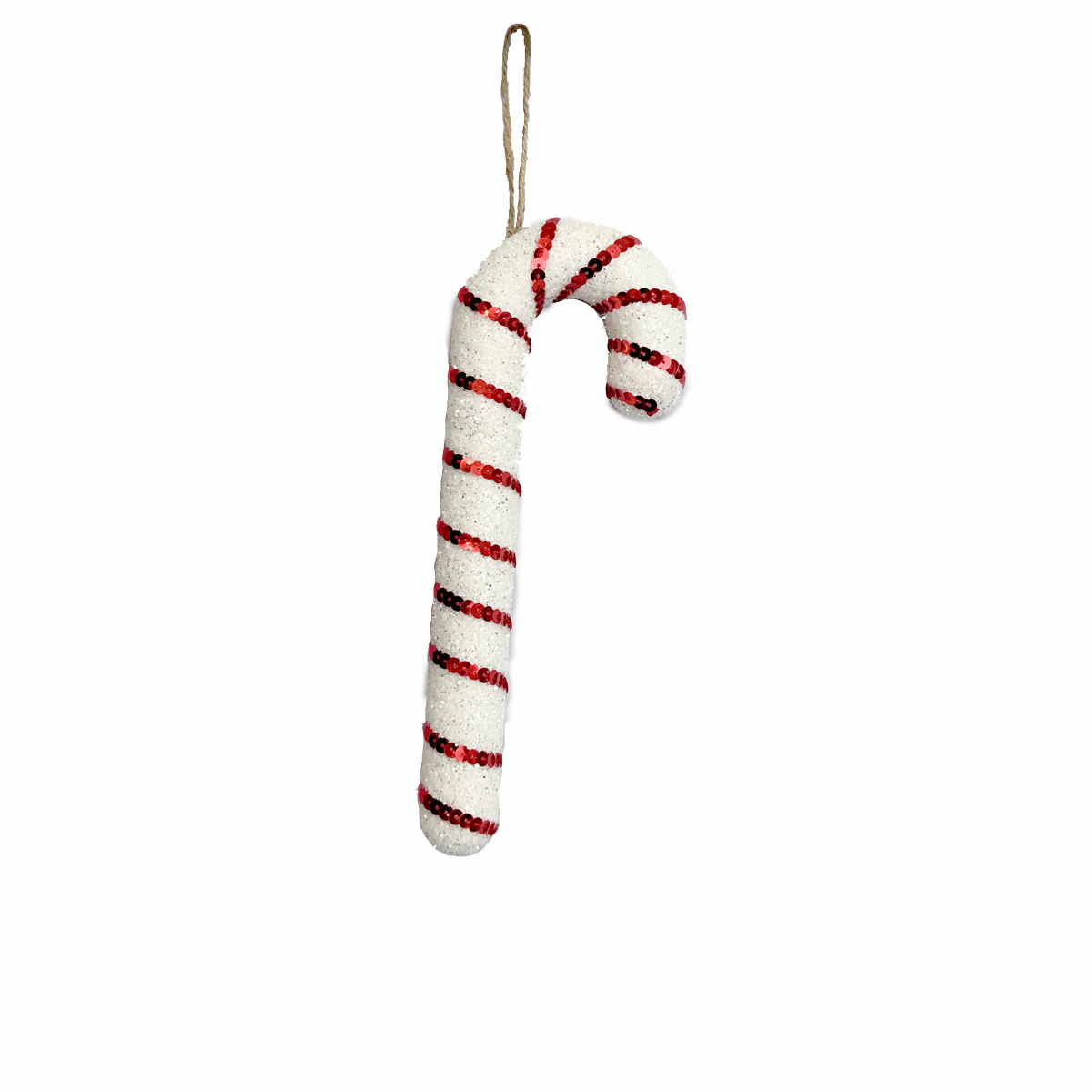 Davies Products Decoration Sequin Candy Cane 25cm