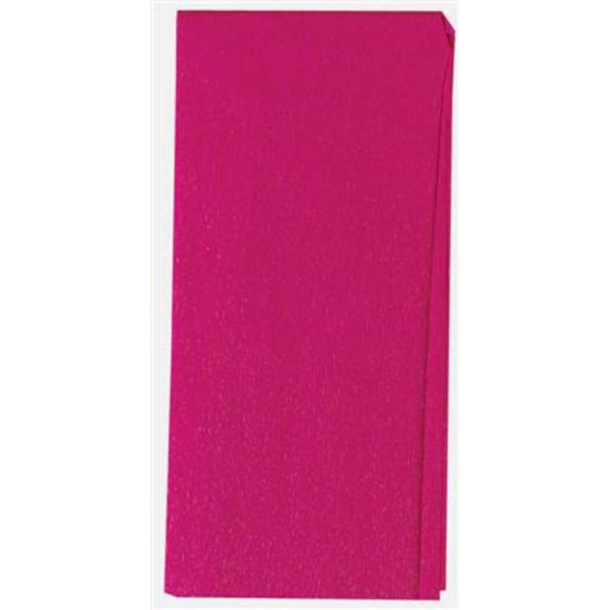 Crepe Paper Folded Cerise 150x50cm 12pk
