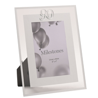 Milestones Frame Silver Age 90 4x6