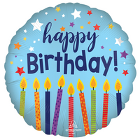 Anagram Satin Candles 18" Foil Balloon