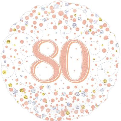 Oaktree Sparkling Fizz 80 Rose Gold 18" Foil