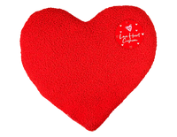 Gem Imports Cushion Boucle Love Heart 33x37.5cm