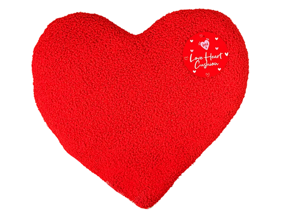 Gem Imports Cushion Boucle Love Heart 33x37.5cm