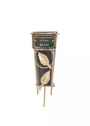 David Fischoff Grave Vase Mam 36cm keepsake with intricate design, suitable for memorials or remembrance displays.