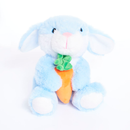 Tiger Feet Soft Toy Bunny With Carrot Blue 20cm