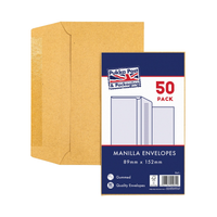 Pukka Envelopes Gummed 89x152mm 50pk