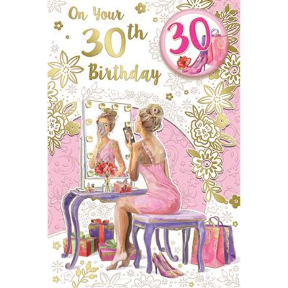 Xpress Yourself C75 Birthday Age 30 6pk