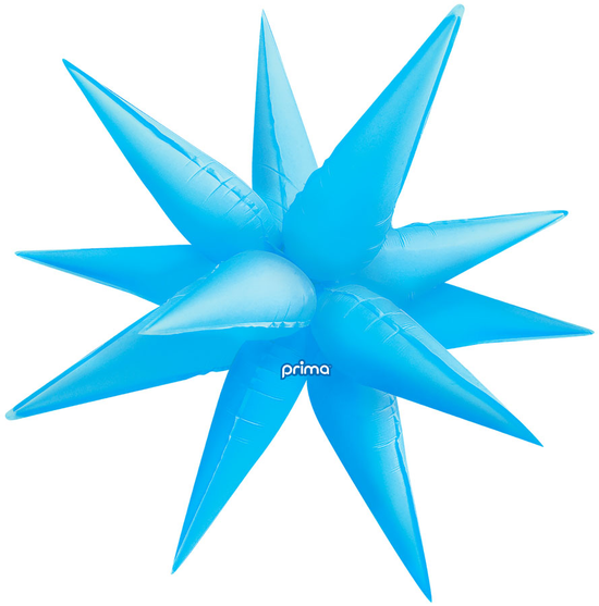 Prima Foil Balloon Electric Blue Starburst 40"