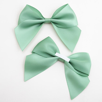 Italian Options 6 Pack Ribbon Bows Sage Green 10cm