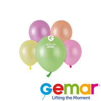 Gemar 5" Neon Assortment Latex Balloons 50pk