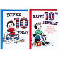 Poppyhill C50 Birthday Age 10 12pk