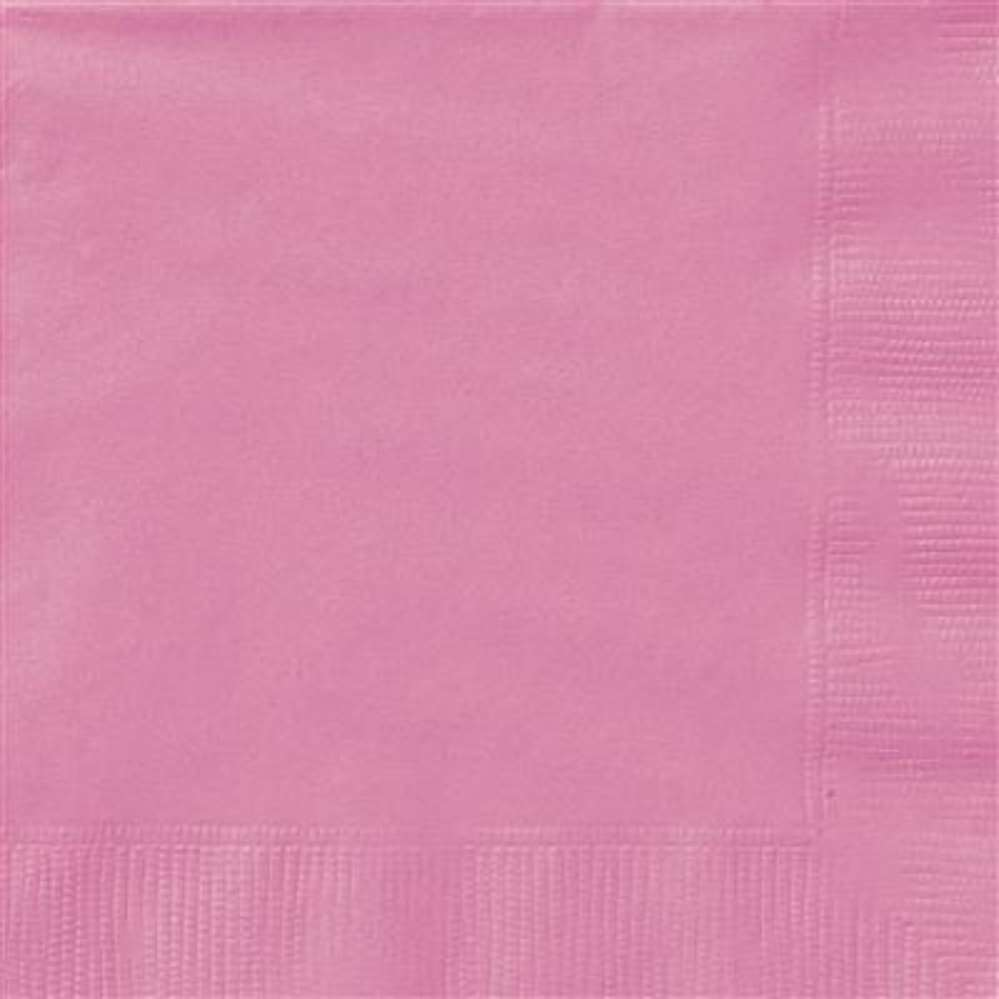 Unique 20 Pack Luncheon Napkins Hot Pink