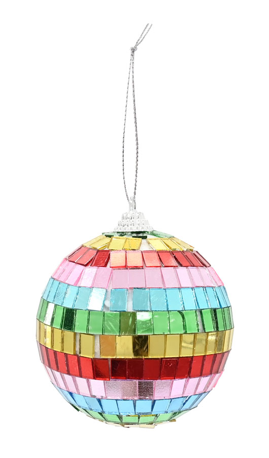 Uncle Bills Bauble Mirror Colourful 8cm