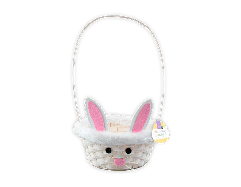 Gem Imports 12 Pack Basket Woven Easter Bunny