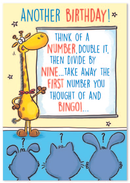 Simon Elvin C50 Birthday Humour Assorted 12x6pk