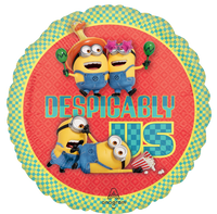 Anagram Despicable Me 4 18" Round Foil Balloon