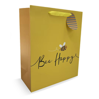Tiger Feet 6 Pack Gift Bag Bee Happy Large
