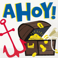 Ahoy Pirate Luncheon Napkins 16pk