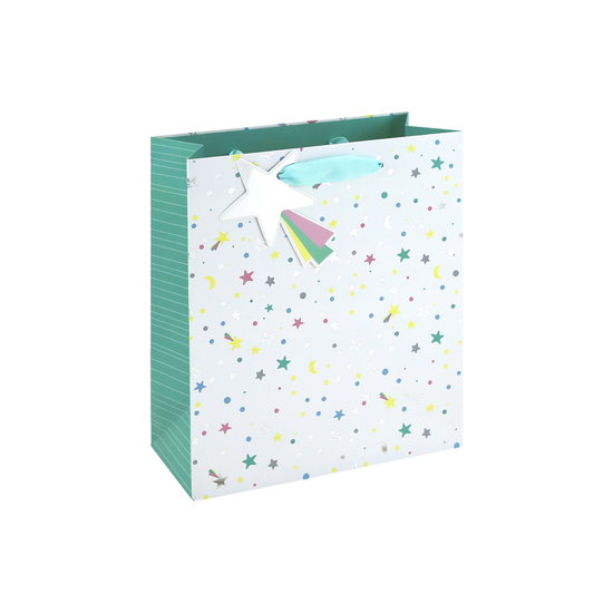Eurowrap 6 Pack Gift Bag Baby Spots Medium