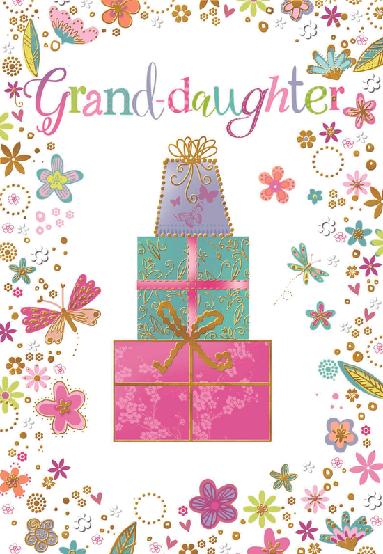 Simon Elvin C50 Birthday Granddaughter 6pk