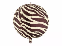 PartyDeco Zebra Stripes 30" Foil Balloon