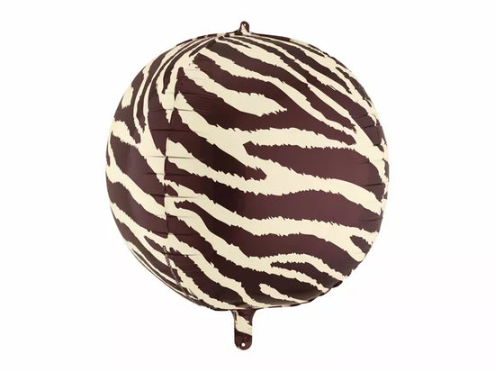PartyDeco Zebra Stripes 30" Foil Balloon