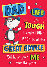 Set of six Regal Father's Day Dad greeting cards featuring masculine designs and heartfelt messages.
