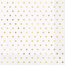 Elegant Gold Foil Dots Lunch Napkins 16pk
