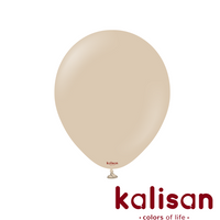 Kalisan Standard Hazelnut 12" Latex Balloons 100pk