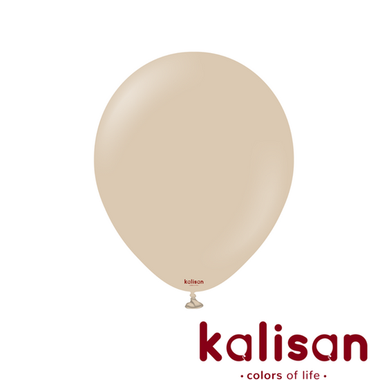 Kalisan Standard Hazelnut 12" Latex Balloons 100pk