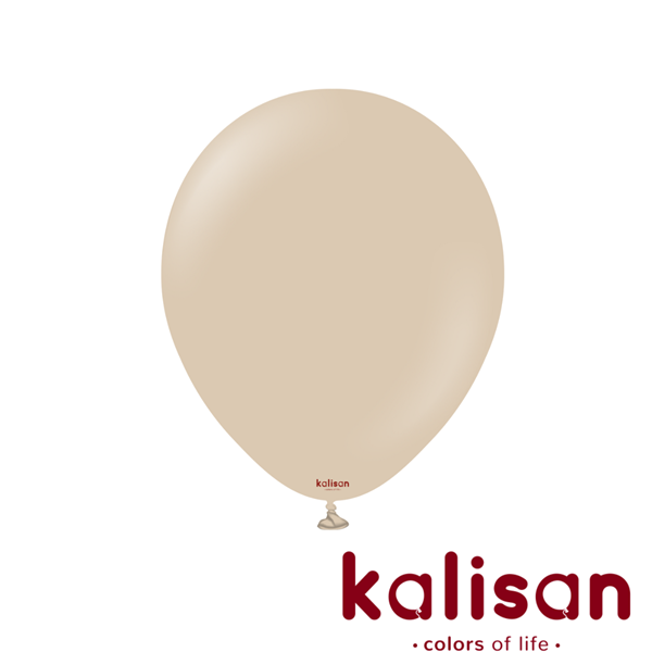 Kalisan Standard Hazelnut 12" Latex Balloons 100pk