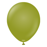 Kalisan Retro Olive Green 5" Latex Balloons 100pk