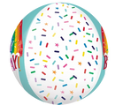 Anagram Rainbow Sprinkles 16" Orbz Balloon