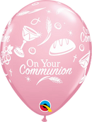 Qualatex Communion Pink 11" Latex Balloons 25pk