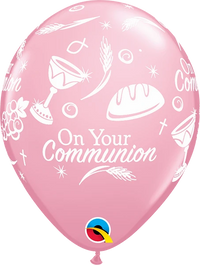 Qualatex Communion Pink 11" Latex Balloons 25pk