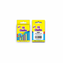 Set of 12 brightly coloured Tallon chalks in various vibrant shades, perfect for drawing and classroom use.