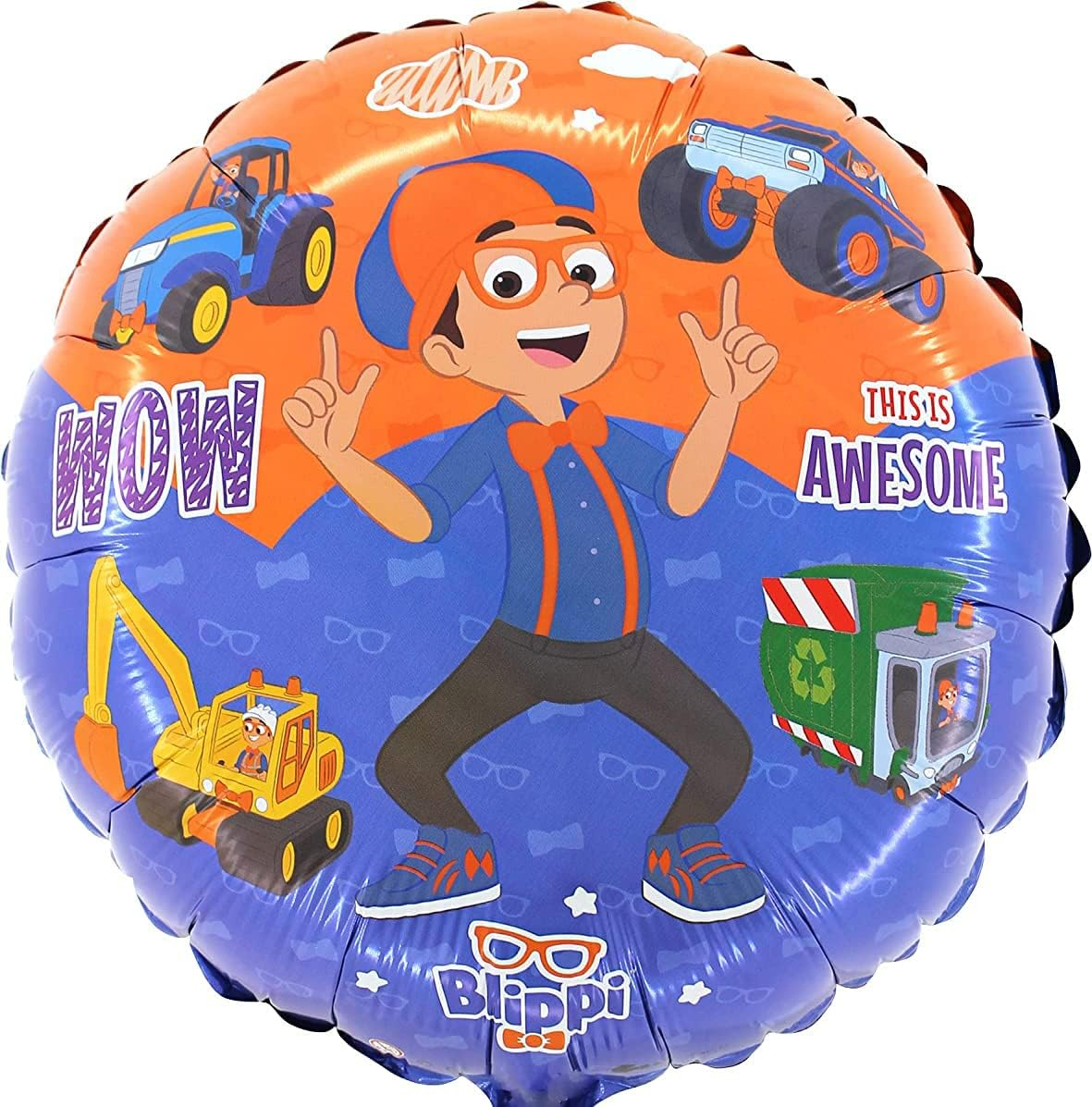 Orchard Crown Foil Balloon Mr Blippi 18