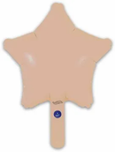 Oaktree 5 Pack Foil Balloon Matte Nude Star 9