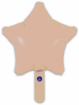 Oaktree 5 Pack Foil Balloon Matte Nude Star 9