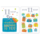 Poppyhill C50 Birthday Age 11 12pk