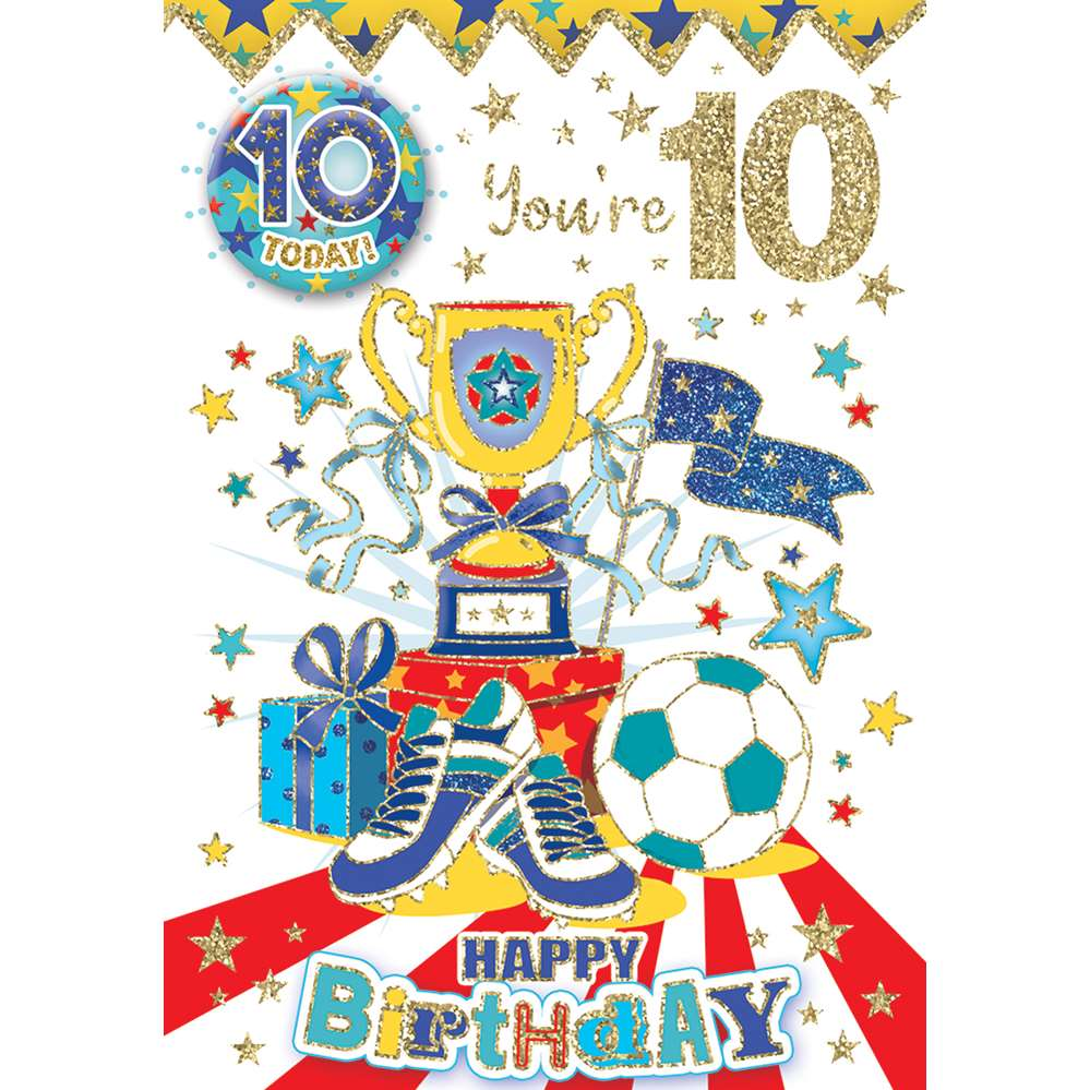 Xpress Yourself C50 Birthday Age 10 6pk