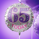 18" Foil Balloon Birthday Age 65 Female
