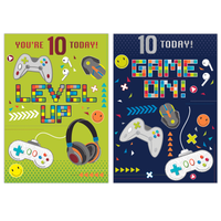 Poppyhill 12 Pack Cards C50 Birthday Age 10