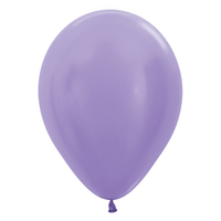 Amscan 100 Pack Latex Balloons Satin Lilac 5"
